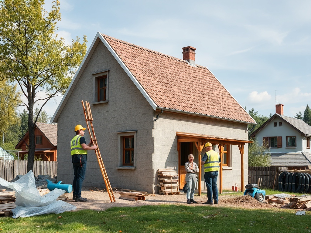 stroysnabmet.ru | Реконструкция старого дома с использованием клееного бруса